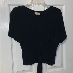 black crop top